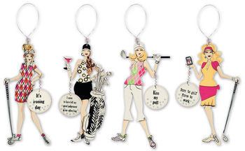 Golf Wine Charm and Magnet - FancySchmancyDecor