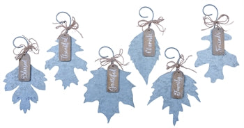 Fall Leaf Ornaments with Sayings