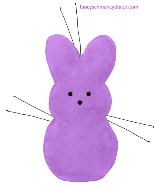 14.75"H Lavender Fabric Bunny