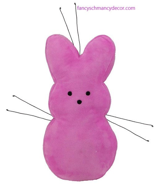 14.75"H Pink Fabric Bunny