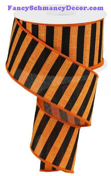 2.5" X 10 yd Medium Horizontal Stripe/Royal Ribbon
