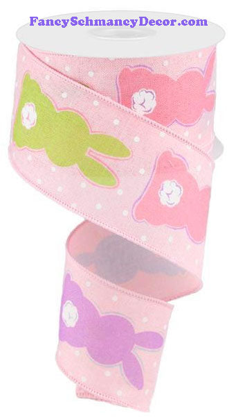 2.5" X 10 yd Bunny Bottoms On Royal Ribbon