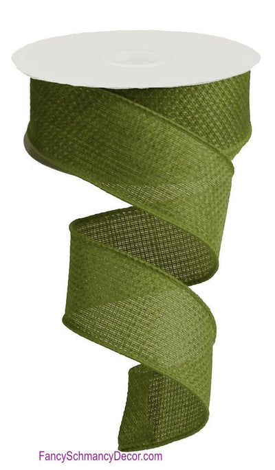 1.5" X 10 YD Moss Green Royal Burlap Ribbon