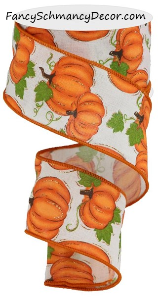 2.5"X10yd Pumpkin Patch