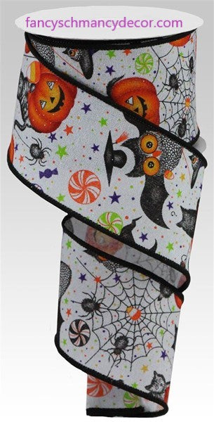 2.5"X10yd Owl/Cat/Jack-O-Lantern/Fuzzy