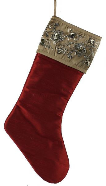 Christmas - Sequin Stocking - FancySchmancyDecor