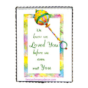 Baby Rattle Print by The Round Top Collection