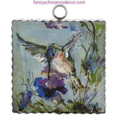 Mini Hummingbird Print by The Round Top Collection