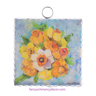 Mini Daffodil Bouquet Print by The Round Top Collection