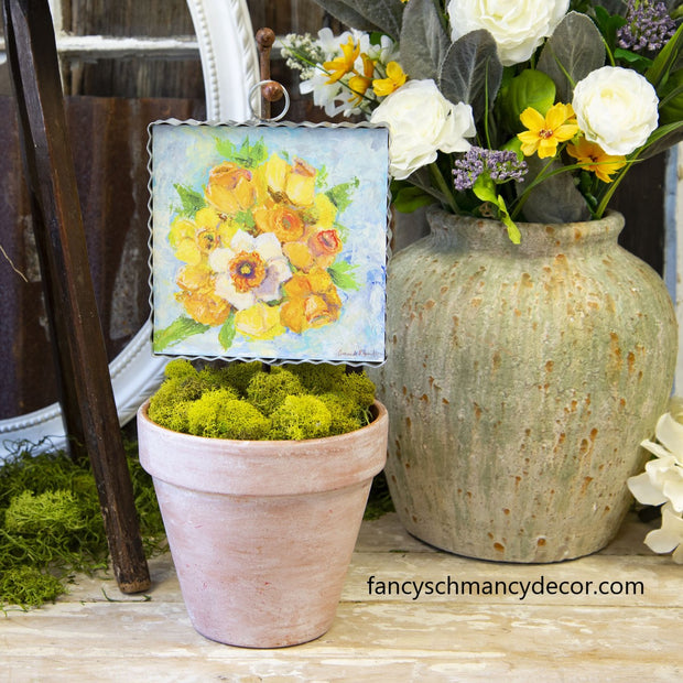 Mini Daffodil Bouquet Print by The Round Top Collection