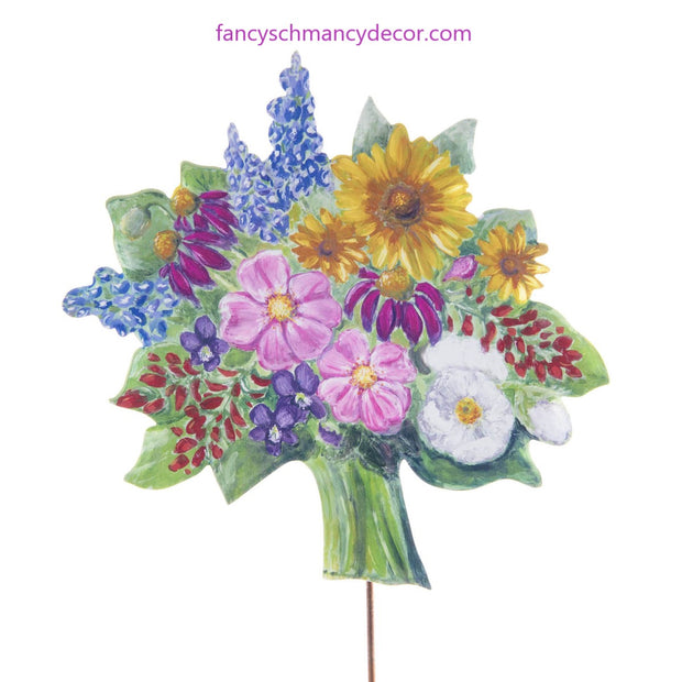 Wildflower Bouquet Print by The Round Top Collection