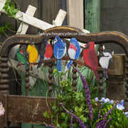 Garden Birds on a Branch by The Round Top Collection