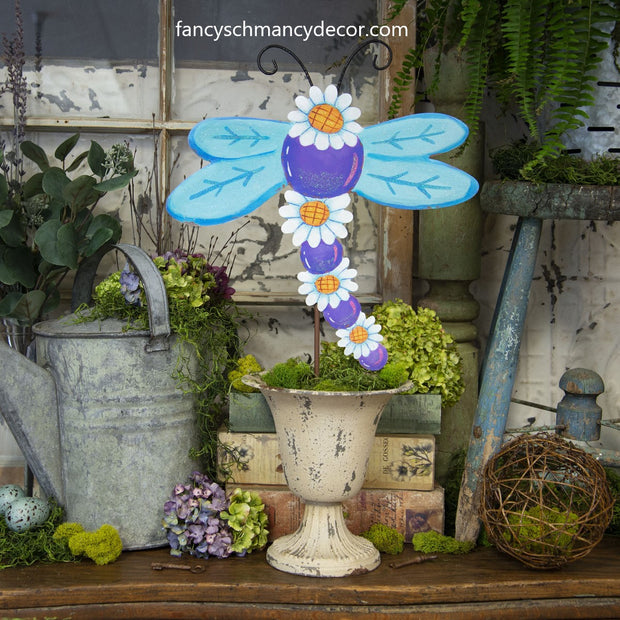 Crazy Daisy Dragonfly by The Round Top Collection