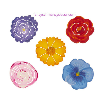 Colorful Flower Magnets by The Round Top Collection