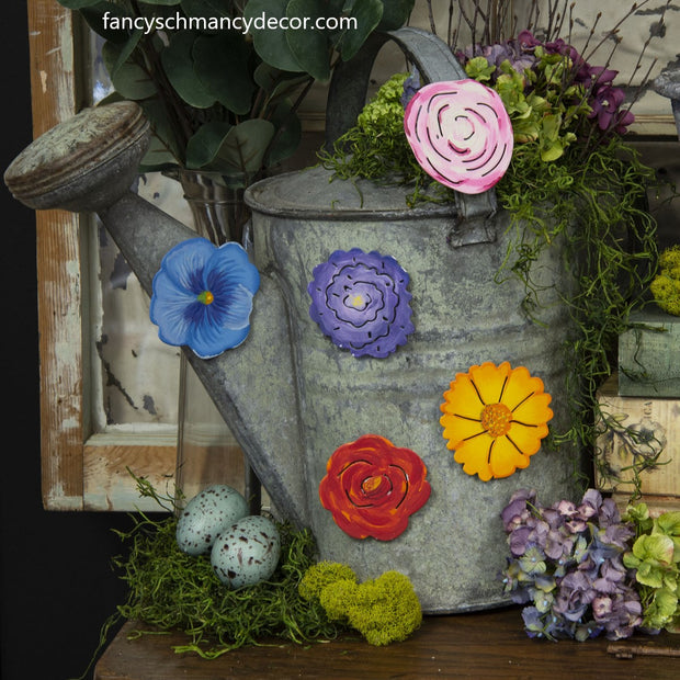 Colorful Flower Magnets by The Round Top Collection
