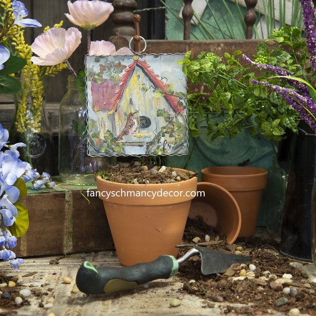 Mini Bird Bungalow Print by The Round Top Collection