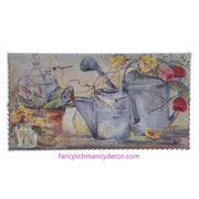 Rozie's Watering Can & Tulips Print by The Round Top Collection