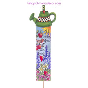 Watering Can Totem Pole by The Round Top Collection
