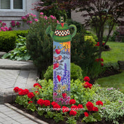 Watering Can Totem Pole by The Round Top Collection