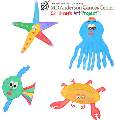MD Anderson Laura's Sea Magnets by The Round Top Collection S8031 - FancySchmancyDecor
