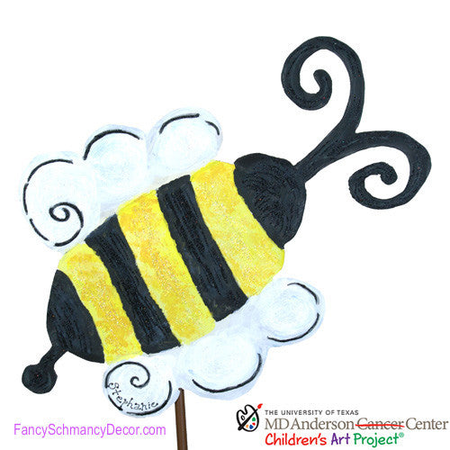 MD Anderson Stephanie's Bee by The Round Top Collection S8034 - FancySchmancyDecor