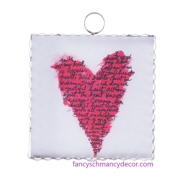 Mini Message from the Heart Print by The Round Top Collection