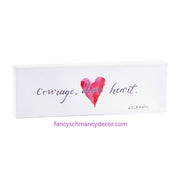 C.S. Lewis Heart Canvas by The Round Top Collection