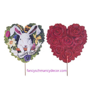 Rose & Rabbit Reversible Stake by The Round Top Collection