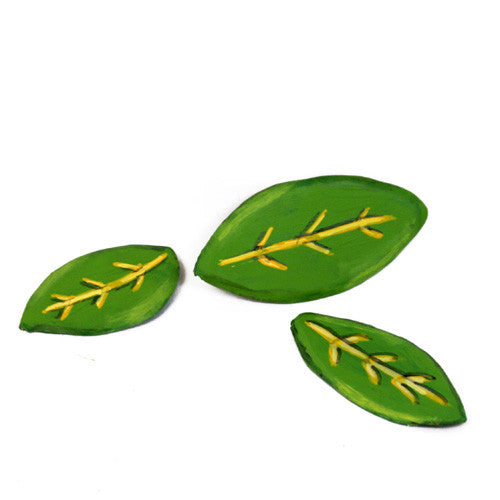 Heartfelt Leaf Magnets - Asst. 3 by The Round Top Collection V8028 - FancySchmancyDecor