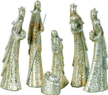 Metallic Look Nativity