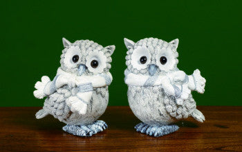 Owl Winter Figurine - FancySchmancyDecor
