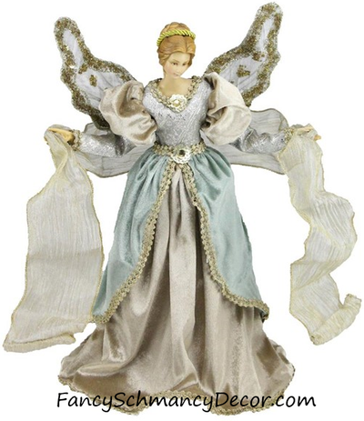 16"H Standing Fabric Angel