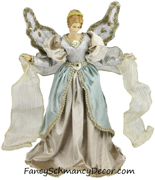 16"H Standing Fabric Angel