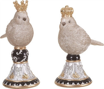Crown Bird on Pedestal