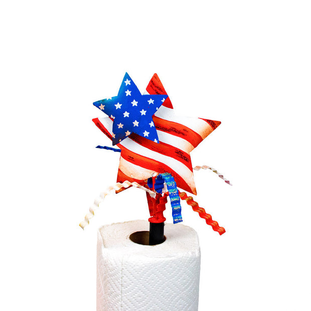 Double Star Flag Finial by The Round Top Collection