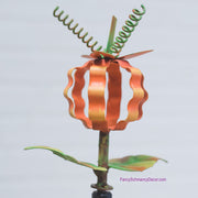 Ribbon Pumpkin Finial The Round Top Collection Y16004