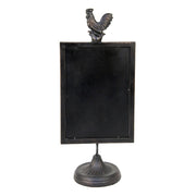 Rooster Chalkboard on Pedestal