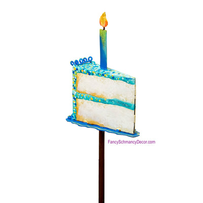 Birthday Boy Cake Finial by The Round Top Collection Y18031