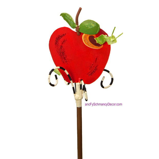 Wormy Apple Finial by The Round Top Collection Y18044