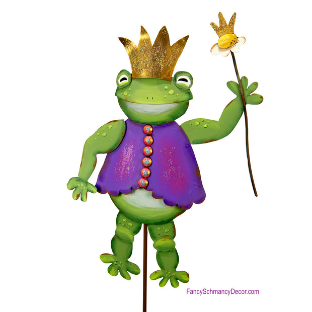Fairytale Frog Prince Stake by The Round Top Collection Y18130