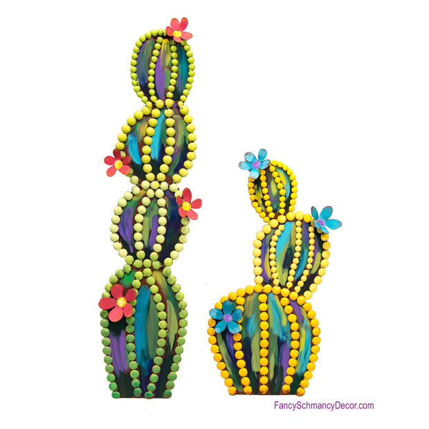 Fairy Tale Cactus Tall Assorted 2 Stakes by The Round Top Collection Y18131