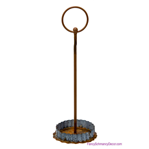 Clay Pot and Finial Holder by The Round Top Collection Y18241