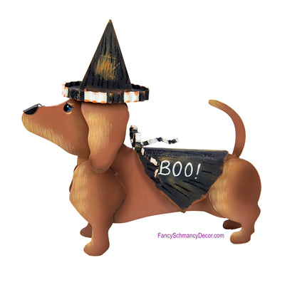 Dress-up Dachshund Witch by The Round Top Collection Y18347