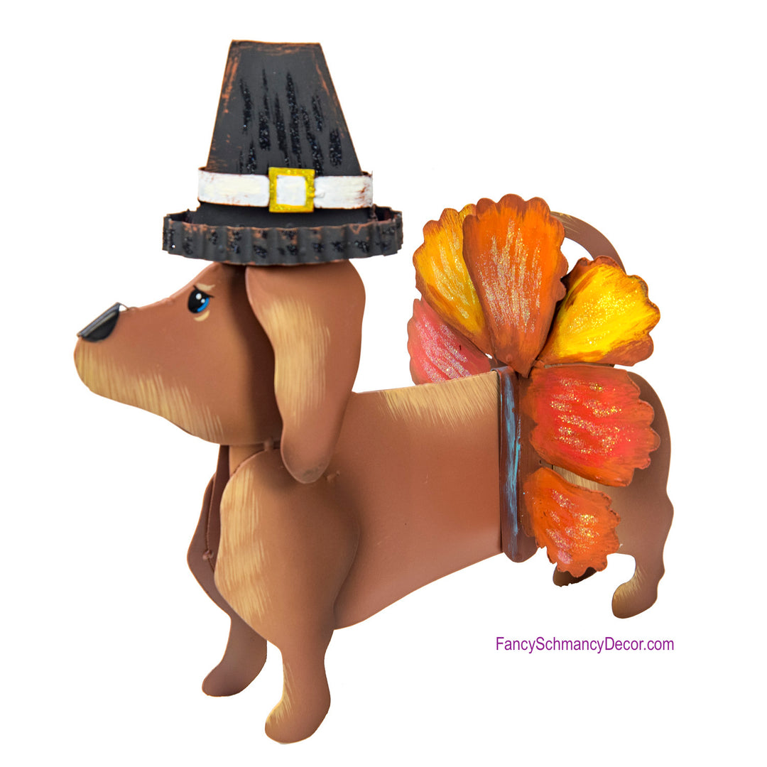 Dress-up Dachshund Pilgrim Turkey by The Round Top Collection Y18349 –  FancySchmancyDecor