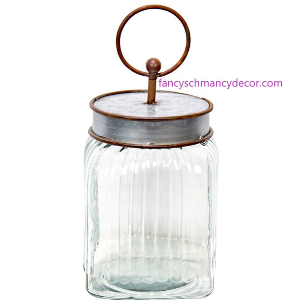 Natural Ridged Jar by The Round Top Collection