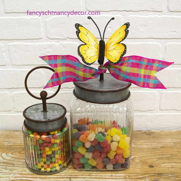 Yellow Butterfly Finial by The Round Top Collection