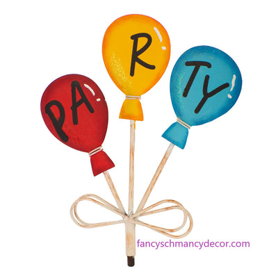 Party Balloon Finial by The Round Top Collection