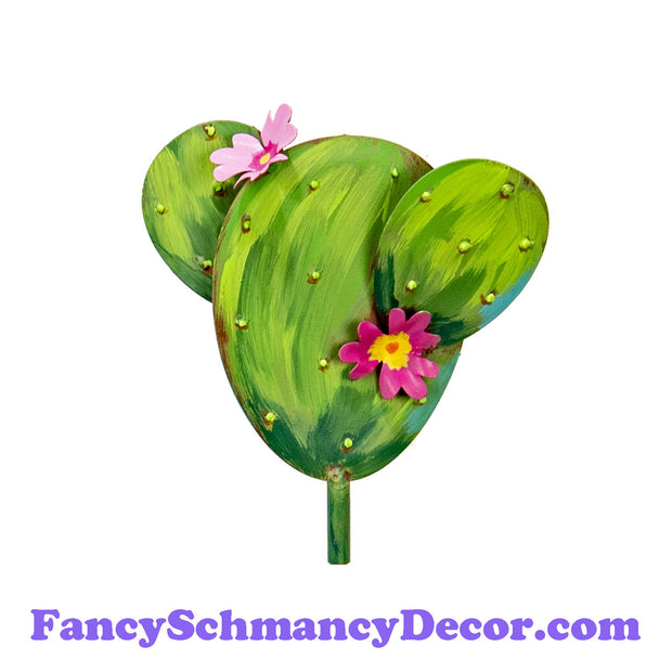 Cactus & Flower Finial by The Round Top Collection Y19080