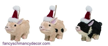Sisal Pig Ornaments