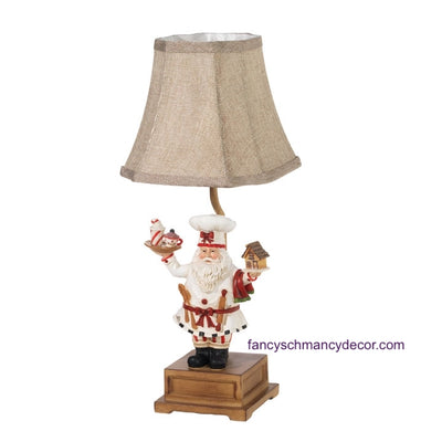 Baker Santa Lamp by Raz Imports